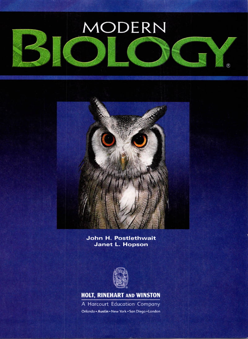 Modern Biology Cover
